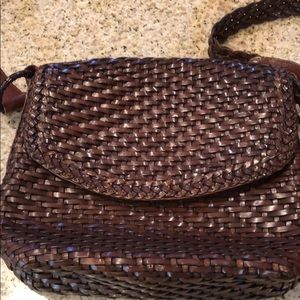 Vecchi Woven Leather purse